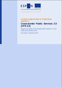 Cross-border Public Services 2.0 (CPS 2.0), Etude du programme ESPON