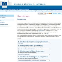 The programmes on Inforegio