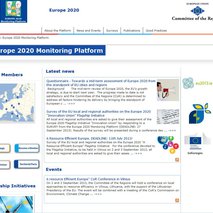 La plateforme de suivi de la stratégie Europe 2020