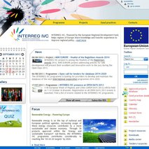 The Interreg IVC programme's website
