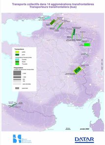 Transports collectifs dans 14 agglomérations transfrontalières : Transporteurs transfrontaliers (bus)