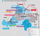 Les territoires transfrontaliers aux frontières de la Suisse