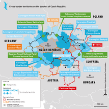 Les territoires transfrontaliers aux frontières de la République tchèque