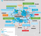 Les territoires transfrontaliers aux frontières de la République tchèque