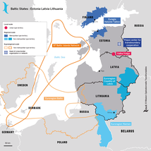 Les territoires transfrontaliers aux frontières des Pays baltes