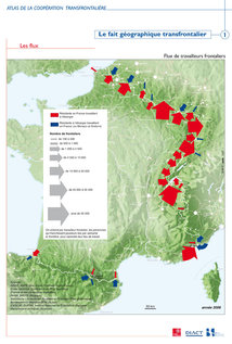 Flux de travailleurs frontaliers sur les frontières françaises