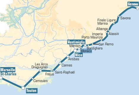 Inforailmed, a project to develop rail services in the French-Italian-Monaco border area