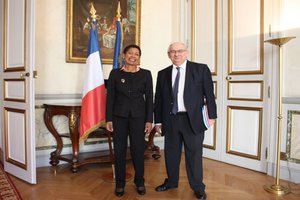 Meeting with George Pau-Langevin, Overseas Minister Meeting with George Pau-Langevin, Overseas Minister