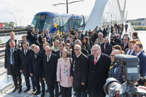 Un tram transfrontalier relie à nouveau Strasbourg et Kehl Un tram transfrontalier relie à nouveau Strasbourg et Kehl