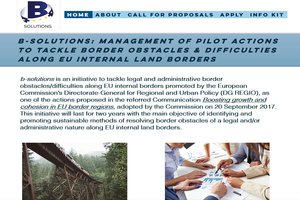 DG REGIO: Call for proposals on cross-border obstacles DG REGIO: Call for proposals on cross-border obstacles
