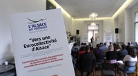"Vers une Eurocollectivité d'Alsace"