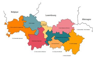 North Lorraine Border Region Metropolitan Pole set up