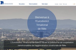 Un nouveau site pour l'Eurodistrict Trinational de Bâle