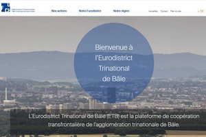 Un nouveau site pour l'Eurodistrict Trinational de Bâle Un nouveau site pour l'Eurodistrict Trinational de Bâle