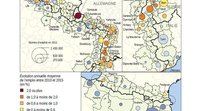 "Forte croissance du nombre de frontaliers vers la Suisse et le Luxembourg"