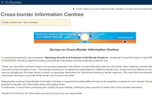 DG REGIO is drawing up a list of cross-border information centres, as well as of cross-border observatories DG REGIO is drawing up a list of cross-border information centres, as well as of cross-border observatories