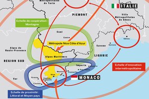 Les quatre échelles de coopération de la Métropole Nice Côte d'azur