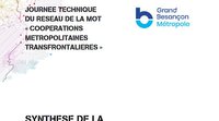Proceedings of the Besançon day event on Cross-Border Metropolitan Cooperation