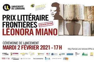 Lancement du prix littéraire "Frontières"