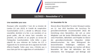 Le Comité de coopération transfrontalière (CCT) franco-allemand lance sa newsletter