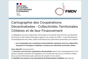 Un appel à contribution pour la cartographie des coopérations côtières Un appel à contribution pour la cartographie des coopérations côtières