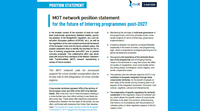 The MOT takes a stance on the future of cohesion policy post-2027