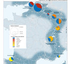 Population des agglomérations transfrontalières sur les frontières françaises