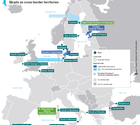 Les détroits entre territoires frontaliers en Europe