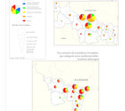 Flux sortants de travailleurs frontaliers par catégorie socio-professionelle : frontières franco-luxembourgeoise et franco-allemande