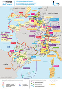 Accords, structures et programmes de coopération aux frontières françaises (projet Europ'Act)