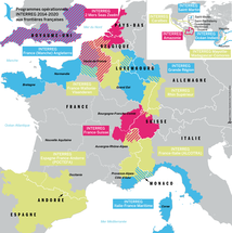 Programmes opérationnels Interreg 2014-2020 aux frontières françaises
