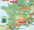Espaces ruraux et naturels transfrontaliers aux frontières françaises