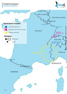 Les associations à vocation transfrontalière aux frontières françaises