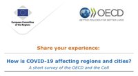 Le Comité européen des Régions et l’Organisation de Coopération et Développement Economiques (OCDE) conduisent une enquête sur l’impact de la crise sanitaire sur les régions et les villes