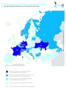 Etat de la ratification de la Convention-cadre de Madrid