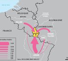 Les flux domicile-travail sur les frontière du Luxembourg