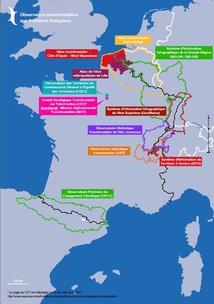 Les observatoires transfrontaliers aux frontières françaises