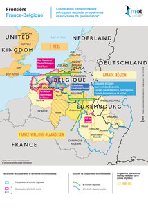 Principaux accords, structures et programmes de coopération : frontière France-Belgique