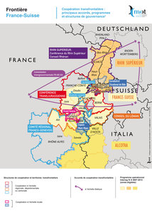 Principaux accords, structures et programmes de coopération : frontière France-Suisse