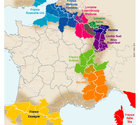 Espaces de coopération Interreg IIIA sur les frontières françaises