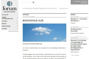 A website for the Jura Arc Cross-Border Forum
