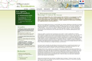 The Observatoire des Territoires publishes a thematic dossier on cross-border regions