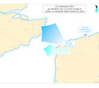 Transmanche : le tonnage fret au départ de la Côte d'Opale vers la Grande-Bretagne en 2003